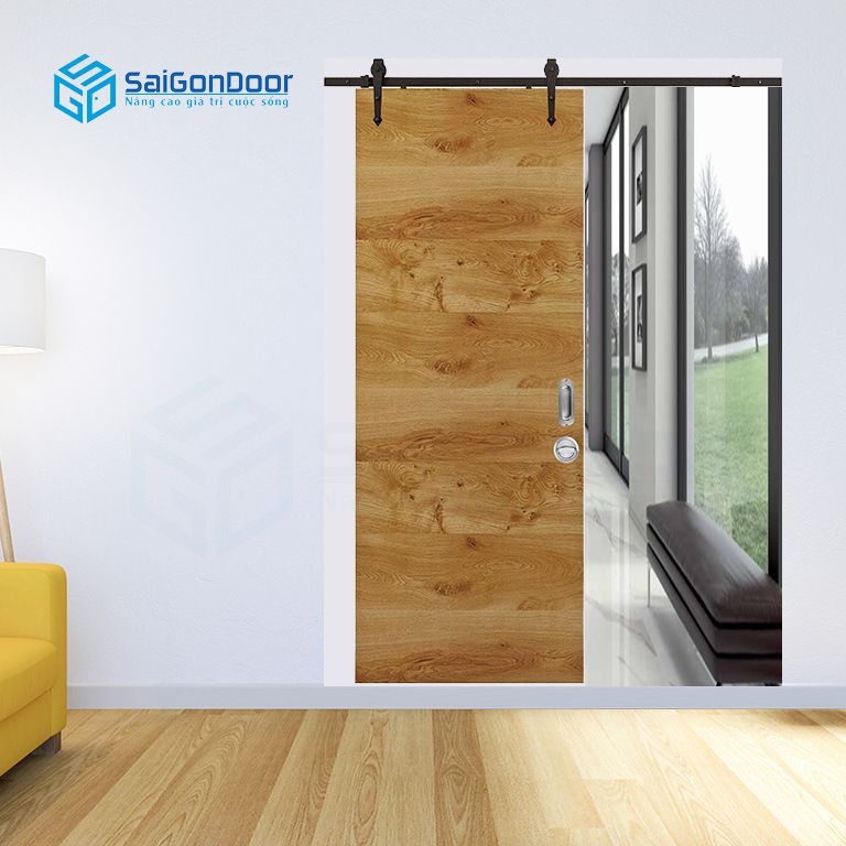 Một dạng cửa lùa dùng cho phòng ngủ giúp tiết kiệm tối đa không gian cho những căn phòng nhỏ
