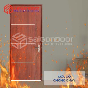 Cửa gỗ chống cháy với nhiều tính năng ưu việt